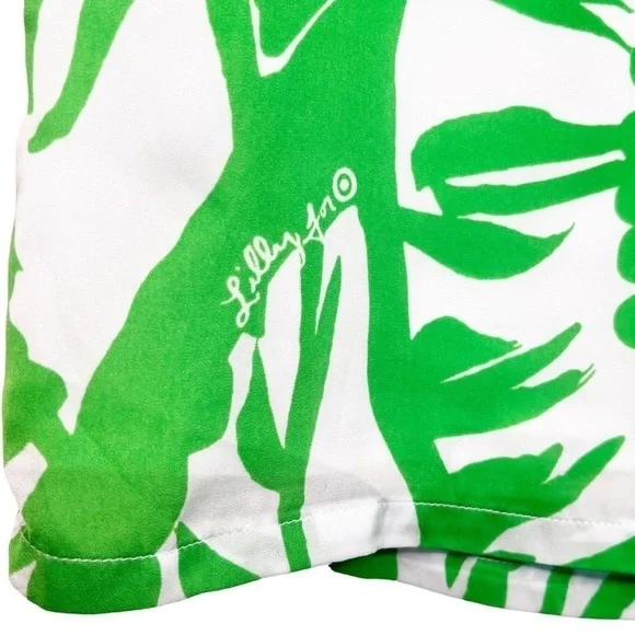 LILLY PULITZER for Target Boom Boom Palm Leaf Tie Back Dress Size XS in Green - Picture 10 of 15